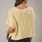 Spring Relaxed Sweater Top - 2 Colors! - The Nines
