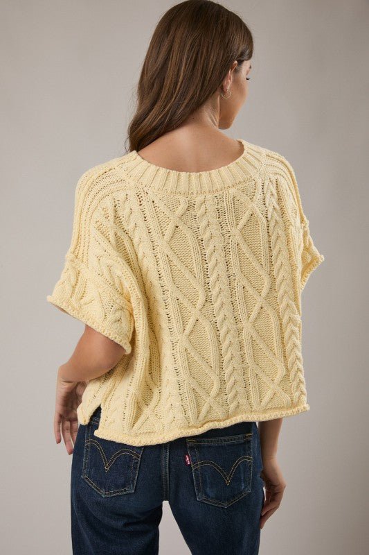 Spring Relaxed Sweater Top - 2 Colors! - The Nines