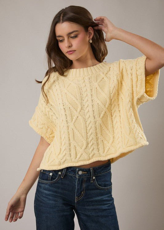 Spring Relaxed Sweater Top - 2 Colors! - The Nines