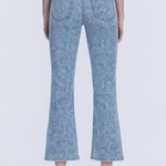 Vervet High Rise Floral Crop Flare - The Nines