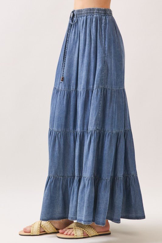 Denim Pocket Skirt - The Nines