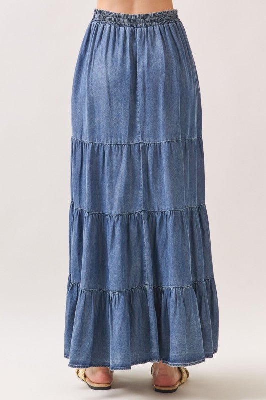 Denim Pocket Skirt - The Nines