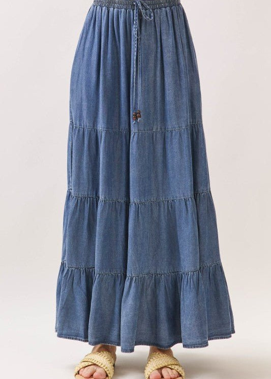 Denim Pocket Skirt - The Nines