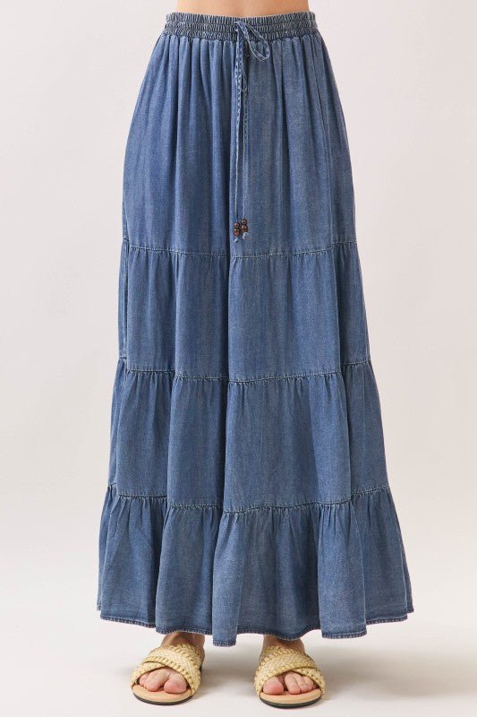 Denim Pocket Skirt - The Nines