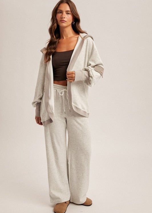 Cozy & Soft Colorblock Hooded Cardigans - 2 Colors! - The Nines