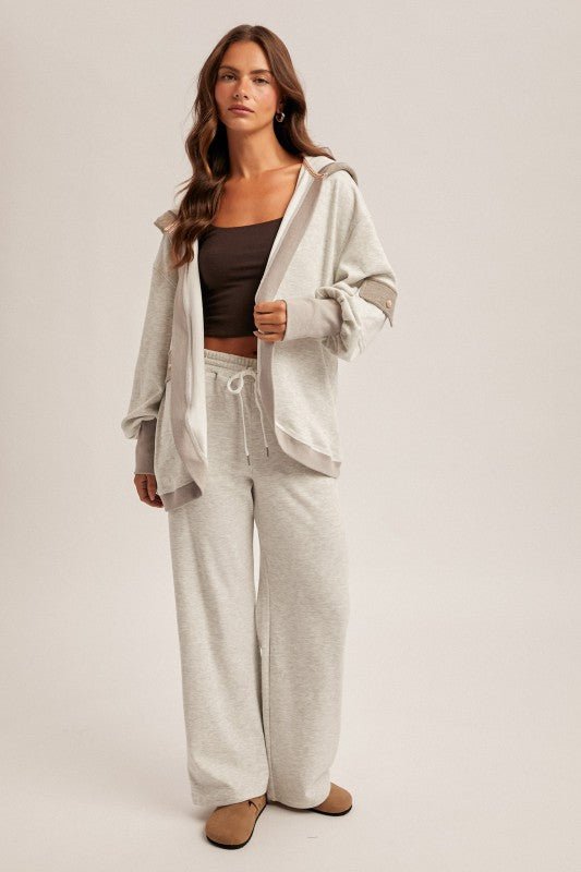 Cozy & Soft Colorblock Hooded Cardigans - 2 Colors! - The Nines