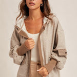 Cozy & Soft Colorblock Hooded Cardigans - 2 Colors! - The Nines