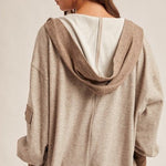 Cozy & Soft Colorblock Hooded Cardigans - 2 Colors! - The Nines