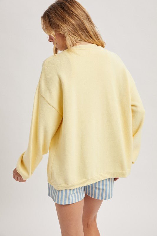 Lemon Sweater Cardigan - The Nines