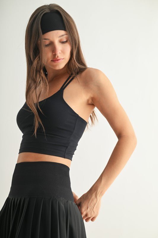 Criss Cross Back Sports Bra - 2 Colors! - The Nines