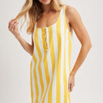 Cotton Striped Tank Dress - 2 Colors! - The Nines