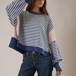 Navy Relaxed Super Soft Pullover - The Nines