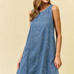 Denim Pocket Dress - The Nines