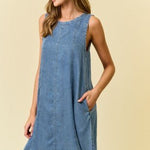 Denim Pocket Dress - The Nines