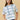Light Blue Striped Hoodie Top - The Nines