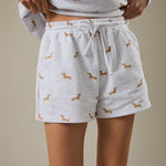 Dog Print Sweatshorts - The Nines