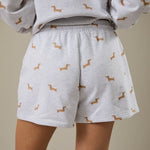 Dog Print Sweatshorts - The Nines