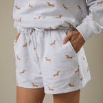 Dog Print Sweatshorts - The Nines