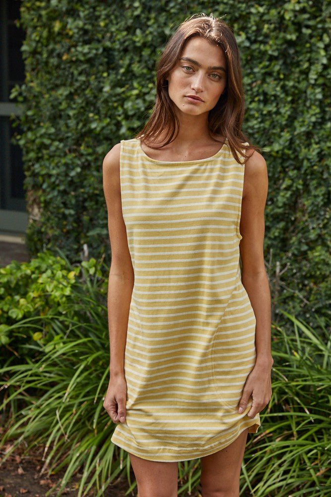 Banana Archie Striped Pocket Dress - The Nines