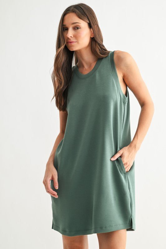 Laguna Scuba Pocket Dress - 3 colors! - The Nines