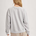 USA Patchwork Heather Gray Sweatshirt - The Nines
