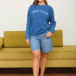 Indigo Blue Mom Club Crewneck - The Nines