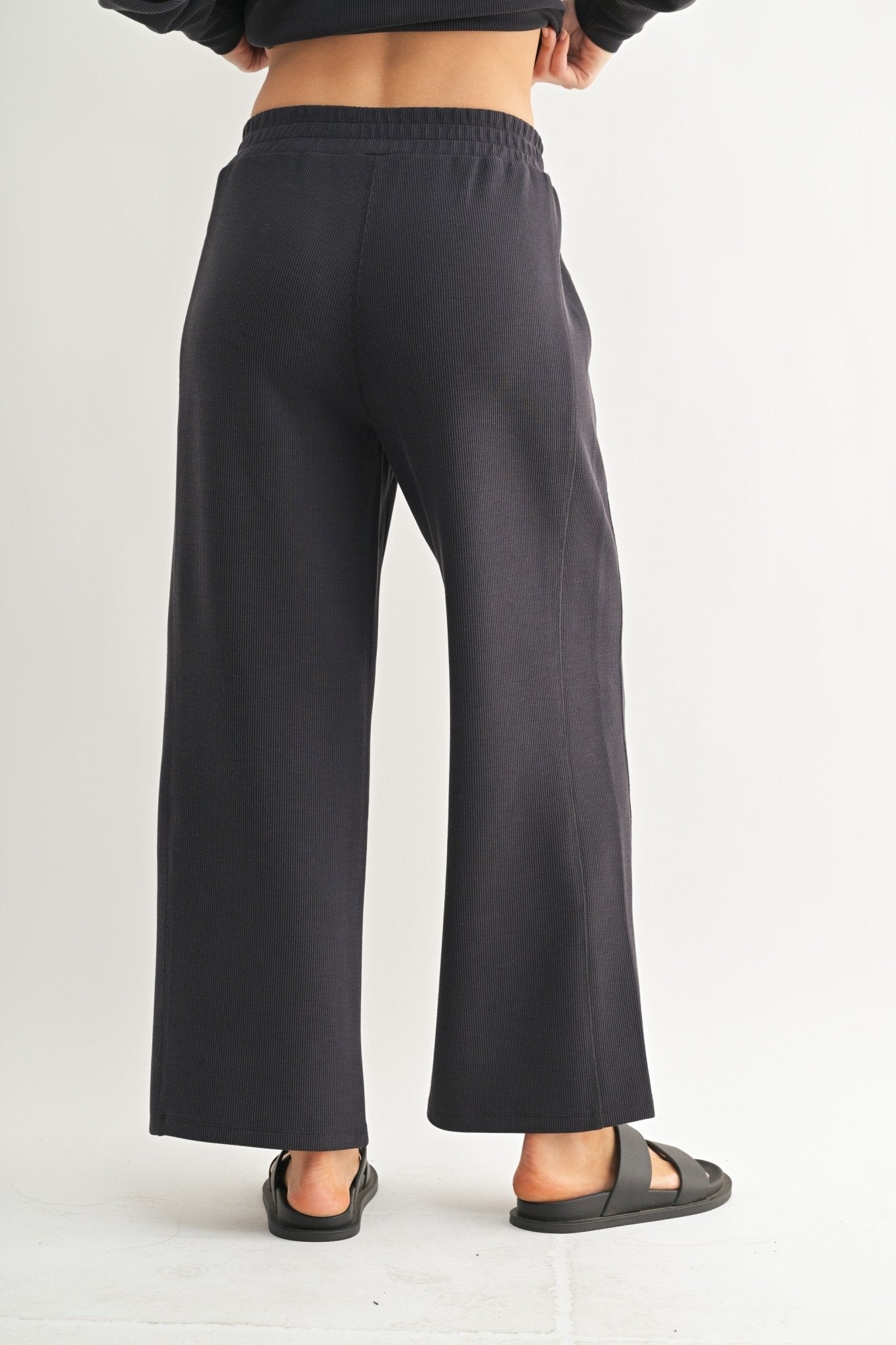 Luxe Ribbed Pants - 6 Colors! - The Nines