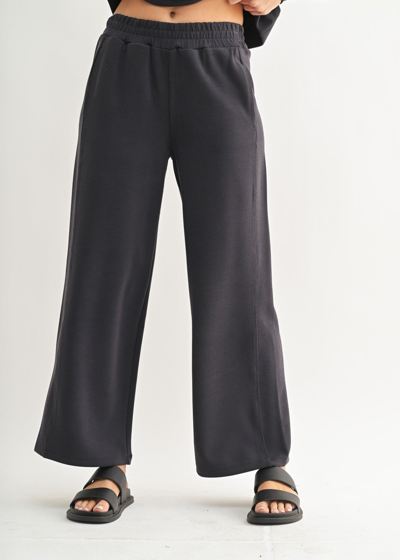 Luxe Ribbed Pants - 6 Colors! - The Nines