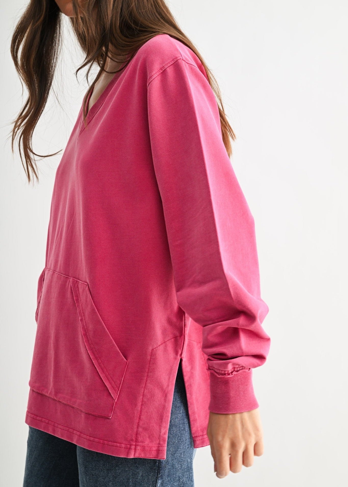 Mono B Sunfade Pink Pullover - The Nines