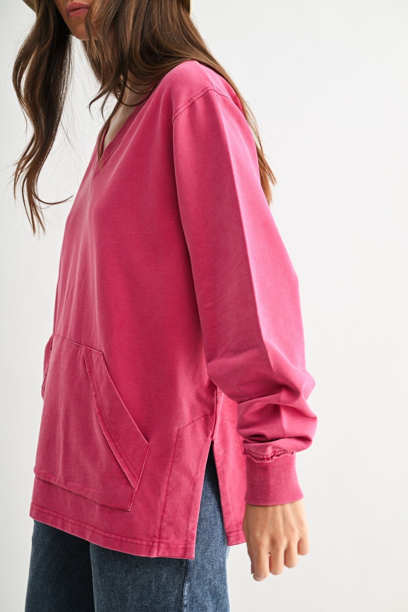 Mono B Sunfade Pink Pullover - The Nines