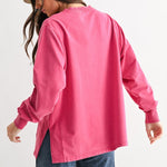Mono B Sunfade Pink Pullover - The Nines