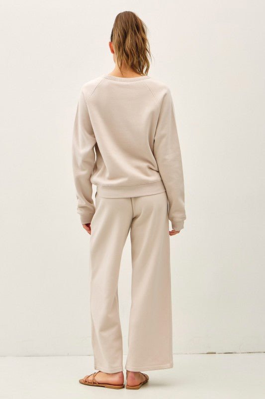 Washed Cotton Fleece Sweatpants - 2 Colors! - The Nines