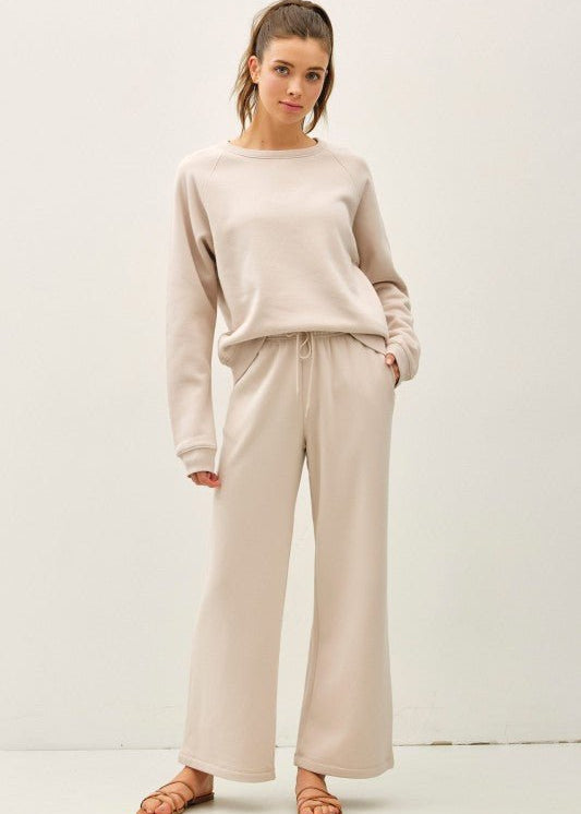 Washed Cotton Fleece Sweatpants - 2 Colors! - The Nines