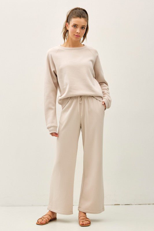 Washed Cotton Fleece Sweatpants - 2 Colors! - The Nines