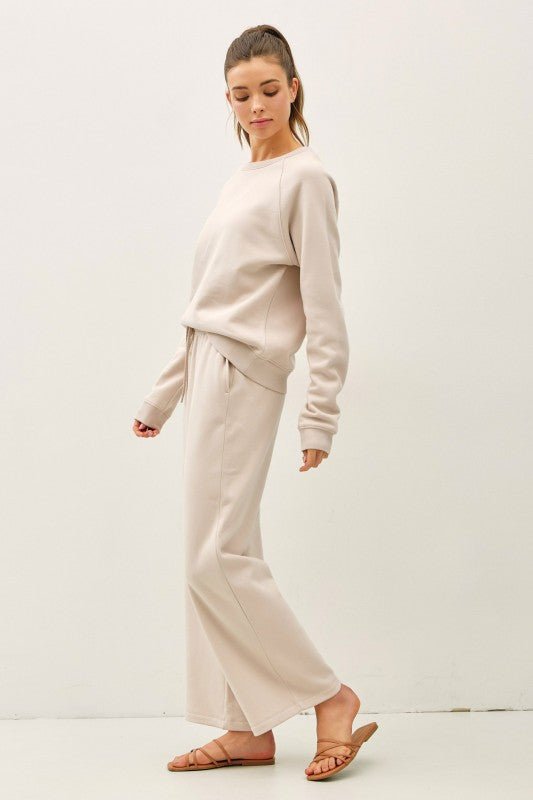 Washed Cotton Fleece Sweatpants - 2 Colors! - The Nines