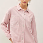 Knit Slightly Cropped Shacket - 3 Colors! - The Nines