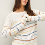 Blue Multicolor Lightweight Top - The Nines