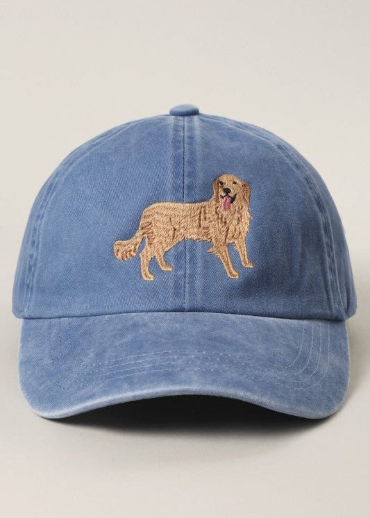 Golden Retriever Embroidered Cap - 2 Colors! - The Nines