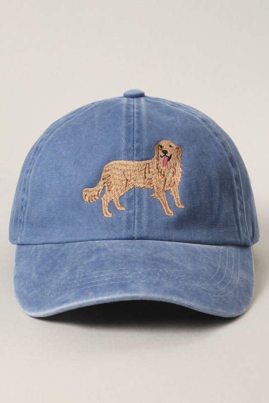 Golden Retriever Embroidered Cap - 2 Colors! - The Nines