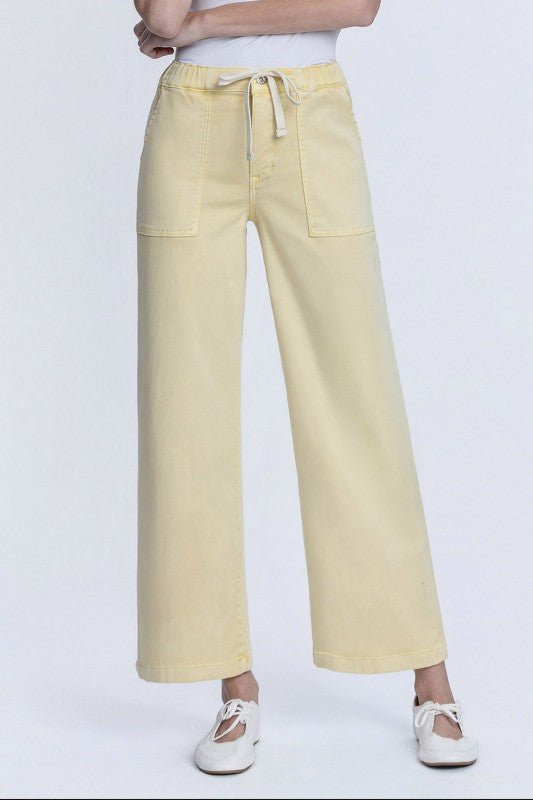Lovervet Sunny Stretch Denim Drawstring Elastic Waist Jean - The Nines