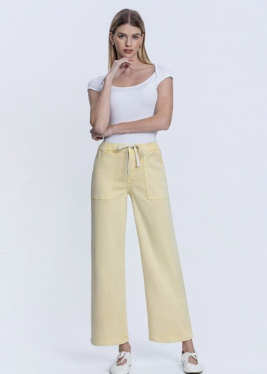 Lovervet Sunny Stretch Denim Drawstring Elastic Waist Jean - The Nines