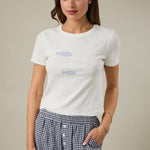 Fish Crew Fitted Tee - The Nines