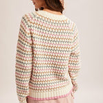 Chunky Woven Knit Multicolor Sweater - The Nines