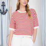 Coastal Calm Knit Lightweight Sweater Top - 2 Colors! - The Nines