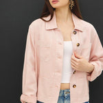 Soft Blended Utility Jacket - 3 Colors! - The Nines