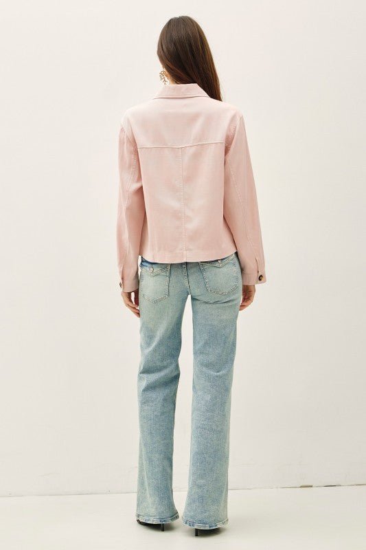 Soft Blended Utility Jacket - 3 Colors! - The Nines