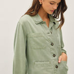 Soft Blended Utility Jacket - 3 Colors! - The Nines