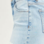 Risen Floral Lace Hem Shorts - The Nines