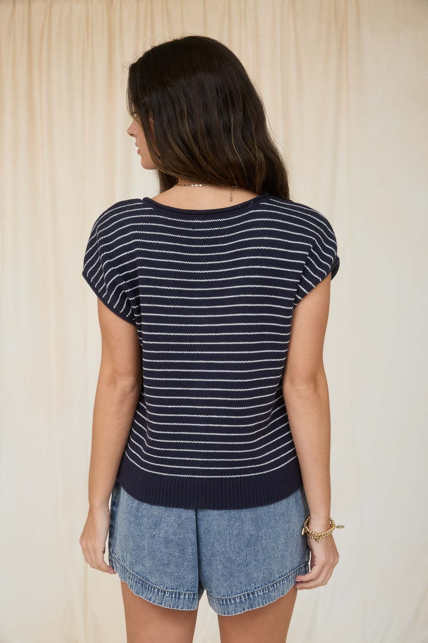 Short Sleeve Button Cardigan - 2 colors! - The Nines