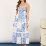 Macie Multi Pattern Midi Dress - 2 colors! - The Nines